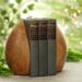 Handmade oak wood bookends for sale